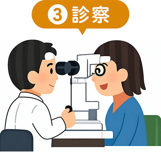 ③診察
